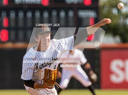 Thumbnail 1 in Huntington Beach vs. Bishop Amat (CIF Southern Section D1 Round 2 Playoff) photogallery.