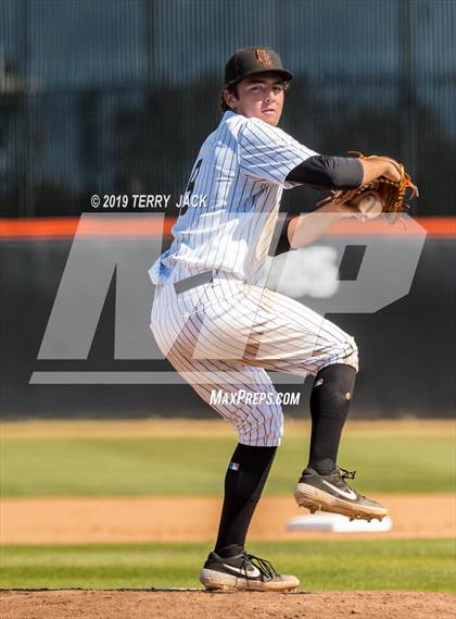 Thumbnail 1 in Huntington Beach vs. Bishop Amat (CIF Southern Section D1 Round 2 Playoff) photogallery.