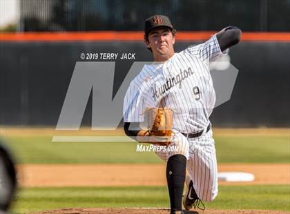 Thumbnail 2 in Huntington Beach vs. Bishop Amat (CIF Southern Section D1 Round 2 Playoff) photogallery.