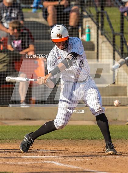 Thumbnail 2 in Huntington Beach vs. Bishop Amat (CIF Southern Section D1 Round 2 Playoff) photogallery.