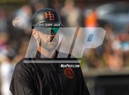 Thumbnail 1 in Huntington Beach vs. Bishop Amat (CIF Southern Section D1 Round 2 Playoff) photogallery.