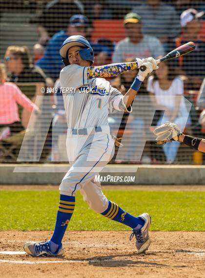 Thumbnail 3 in Huntington Beach vs. Bishop Amat (CIF Southern Section D1 Round 2 Playoff) photogallery.