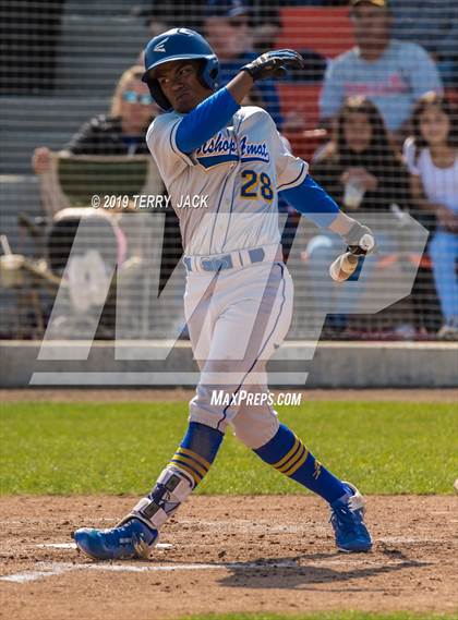 Thumbnail 1 in Huntington Beach vs. Bishop Amat (CIF Southern Section D1 Round 2 Playoff) photogallery.