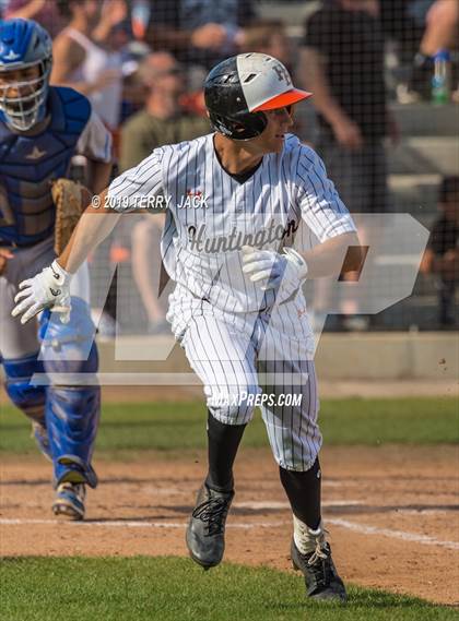 Thumbnail 3 in Huntington Beach vs. Bishop Amat (CIF Southern Section D1 Round 2 Playoff) photogallery.