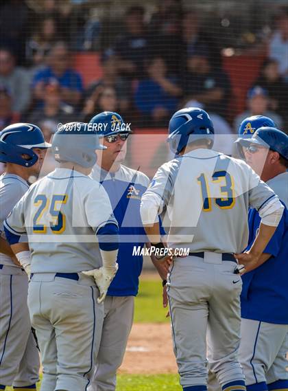 Thumbnail 1 in Huntington Beach vs. Bishop Amat (CIF Southern Section D1 Round 2 Playoff) photogallery.