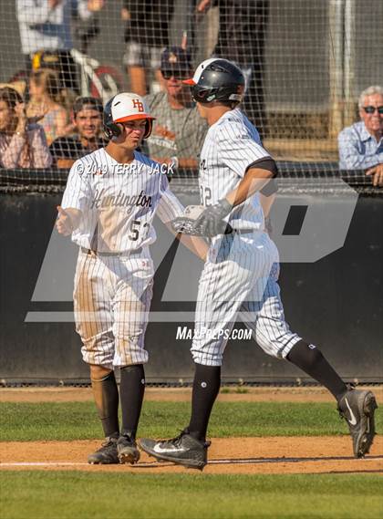 Thumbnail 3 in Huntington Beach vs. Bishop Amat (CIF Southern Section D1 Round 2 Playoff) photogallery.