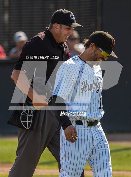 Thumbnail 3 in Huntington Beach vs. Bishop Amat (CIF Southern Section D1 Round 2 Playoff) photogallery.