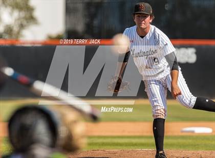 Thumbnail 2 in Huntington Beach vs. Bishop Amat (CIF Southern Section D1 Round 2 Playoff) photogallery.