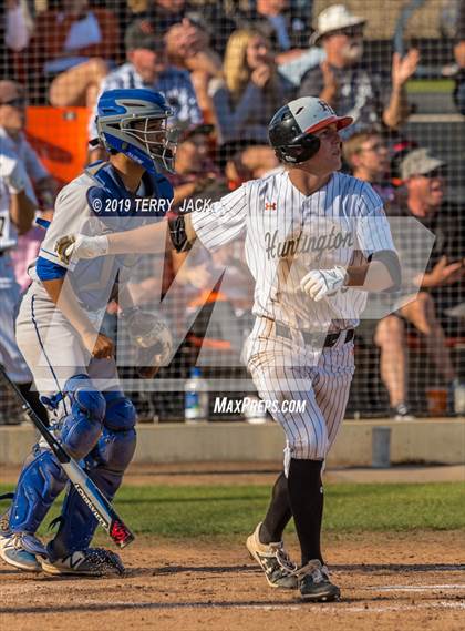 Thumbnail 2 in Huntington Beach vs. Bishop Amat (CIF Southern Section D1 Round 2 Playoff) photogallery.