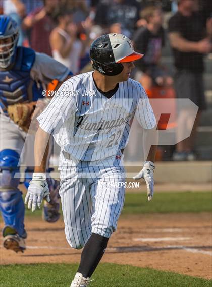 Thumbnail 2 in Huntington Beach vs. Bishop Amat (CIF Southern Section D1 Round 2 Playoff) photogallery.