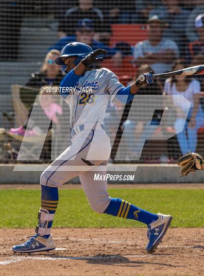 Thumbnail 1 in Huntington Beach vs. Bishop Amat (CIF Southern Section D1 Round 2 Playoff) photogallery.