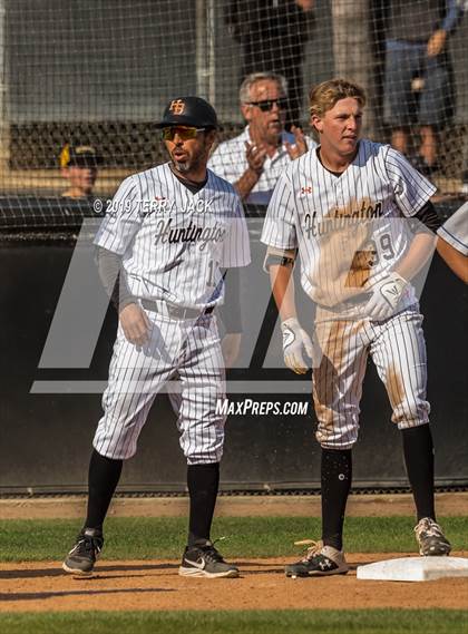 Thumbnail 1 in Huntington Beach vs. Bishop Amat (CIF Southern Section D1 Round 2 Playoff) photogallery.