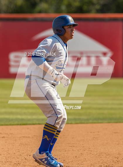 Thumbnail 1 in Huntington Beach vs. Bishop Amat (CIF Southern Section D1 Round 2 Playoff) photogallery.