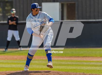 Thumbnail 3 in Huntington Beach vs. Bishop Amat (CIF Southern Section D1 Round 2 Playoff) photogallery.