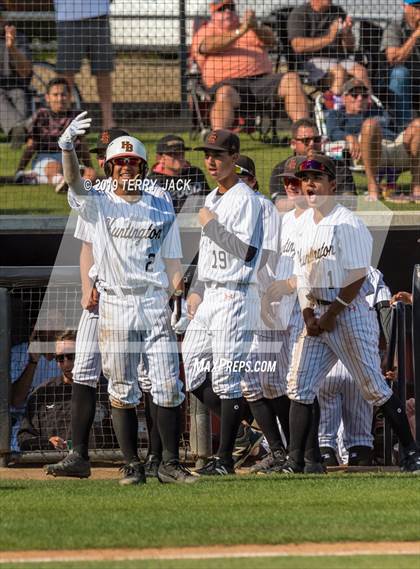 Thumbnail 1 in Huntington Beach vs. Bishop Amat (CIF Southern Section D1 Round 2 Playoff) photogallery.