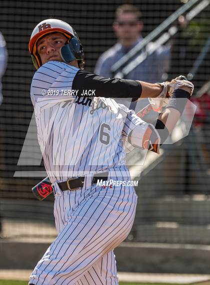 Thumbnail 1 in Huntington Beach vs. Bishop Amat (CIF Southern Section D1 Round 2 Playoff) photogallery.
