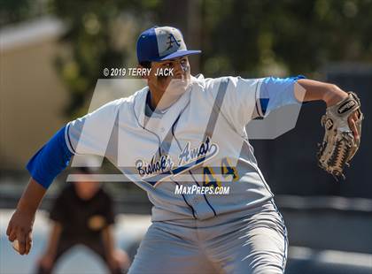 Thumbnail 1 in Huntington Beach vs. Bishop Amat (CIF Southern Section D1 Round 2 Playoff) photogallery.