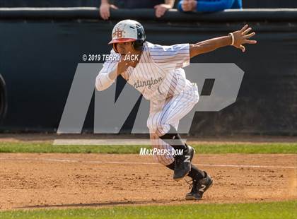 Thumbnail 2 in Huntington Beach vs. Bishop Amat (CIF Southern Section D1 Round 2 Playoff) photogallery.