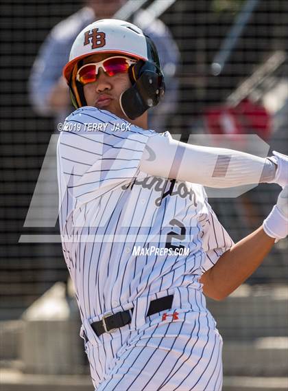 Thumbnail 3 in Huntington Beach vs. Bishop Amat (CIF Southern Section D1 Round 2 Playoff) photogallery.