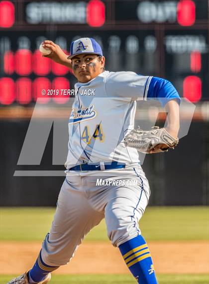 Thumbnail 2 in Huntington Beach vs. Bishop Amat (CIF Southern Section D1 Round 2 Playoff) photogallery.