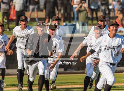 Thumbnail 2 in Huntington Beach vs. Bishop Amat (CIF Southern Section D1 Round 2 Playoff) photogallery.