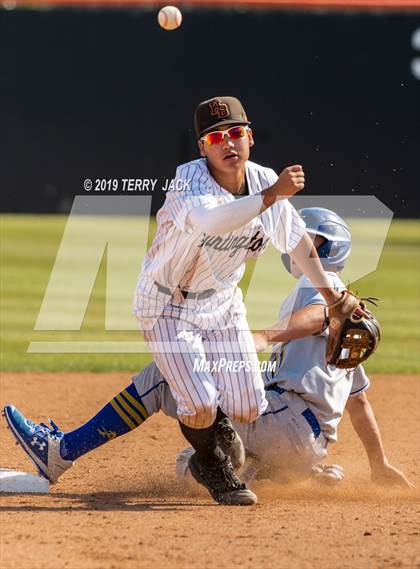 Thumbnail 1 in Huntington Beach vs. Bishop Amat (CIF Southern Section D1 Round 2 Playoff) photogallery.