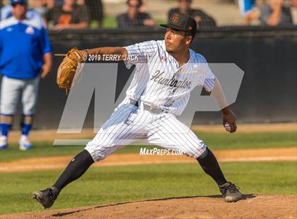 Thumbnail 2 in Huntington Beach vs. Bishop Amat (CIF Southern Section D1 Round 2 Playoff) photogallery.