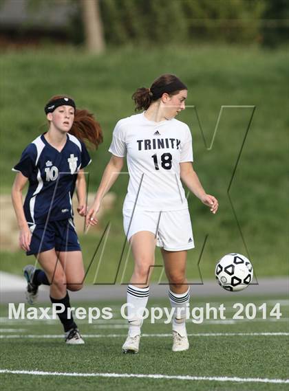 Thumbnail 1 in More Prep-Marian @ Trinity Academy (KSHSAA 4A Sub-State) photogallery.