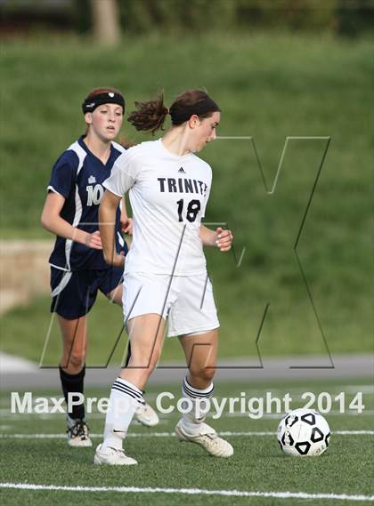 Thumbnail 2 in More Prep-Marian @ Trinity Academy (KSHSAA 4A Sub-State) photogallery.