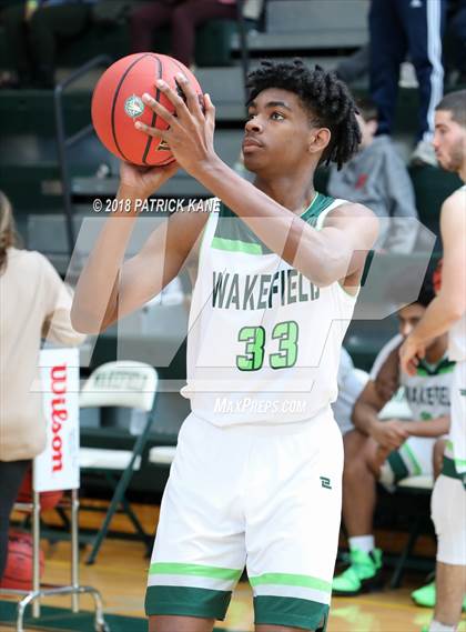 Thumbnail 1 in Flint Hill vs. Wakefield (George Long Holiday Hoops Tournament) photogallery.