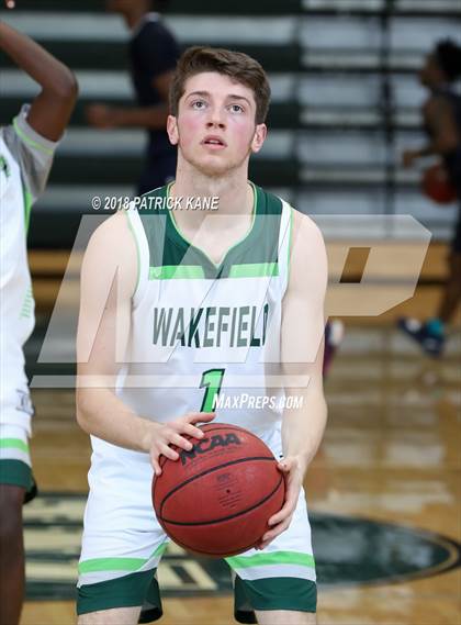 Thumbnail 2 in Flint Hill vs. Wakefield (George Long Holiday Hoops Tournament) photogallery.
