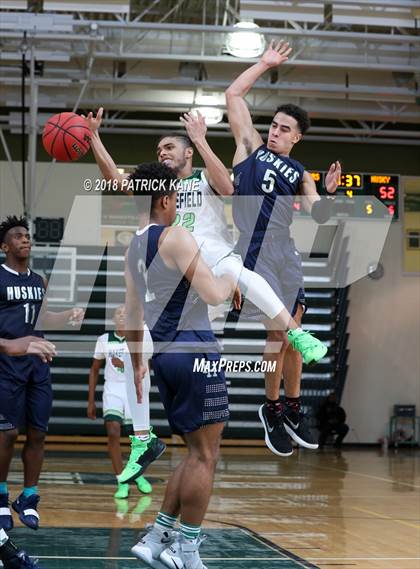 Thumbnail 1 in Flint Hill vs. Wakefield (George Long Holiday Hoops Tournament) photogallery.