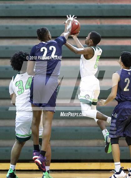 Thumbnail 1 in Flint Hill vs. Wakefield (George Long Holiday Hoops Tournament) photogallery.