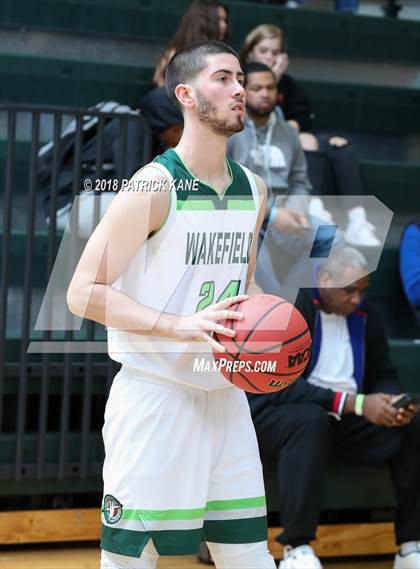 Thumbnail 1 in Flint Hill vs. Wakefield (George Long Holiday Hoops Tournament) photogallery.