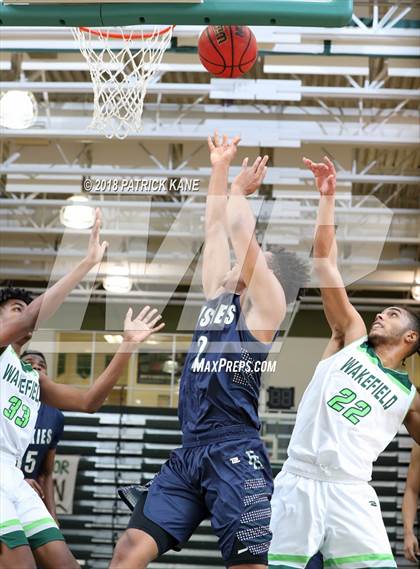 Thumbnail 2 in Flint Hill vs. Wakefield (George Long Holiday Hoops Tournament) photogallery.