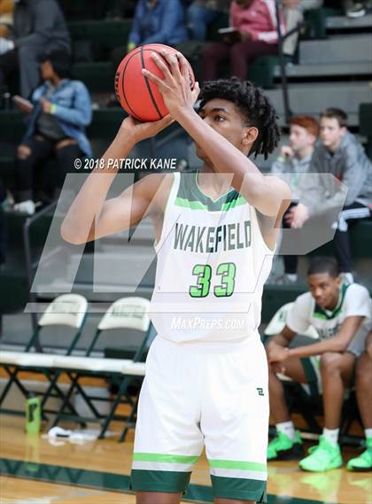Thumbnail 2 in Flint Hill vs. Wakefield (George Long Holiday Hoops Tournament) photogallery.
