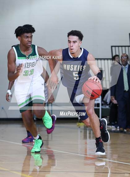 Thumbnail 1 in Flint Hill vs. Wakefield (George Long Holiday Hoops Tournament) photogallery.