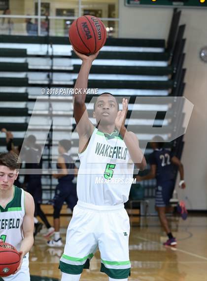 Thumbnail 2 in Flint Hill vs. Wakefield (George Long Holiday Hoops Tournament) photogallery.