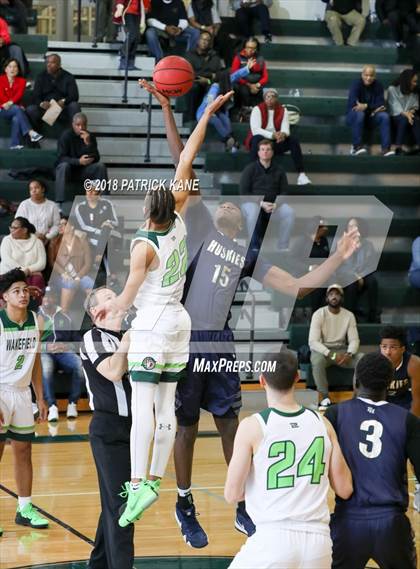 Thumbnail 1 in Flint Hill vs. Wakefield (George Long Holiday Hoops Tournament) photogallery.
