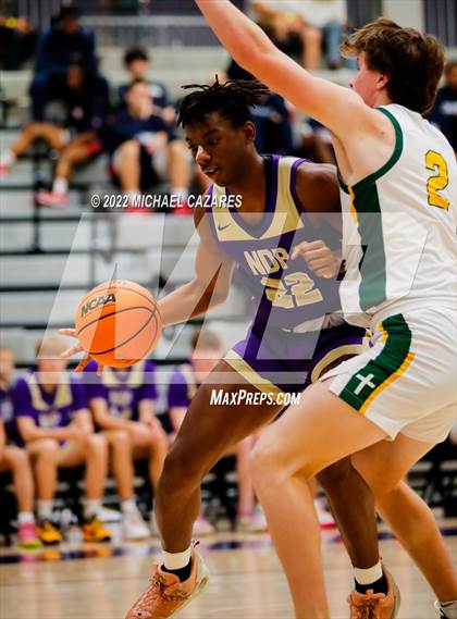 Thumbnail 2 in Bishop Manogue vs. Notre Dame Prep (Torrey Pines Holiday Classic, San Diego, CA) photogallery.