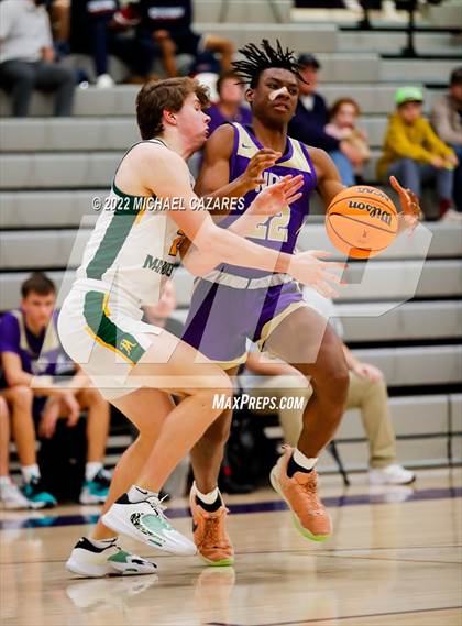 Thumbnail 1 in Bishop Manogue vs. Notre Dame Prep (Torrey Pines Holiday Classic, San Diego, CA) photogallery.