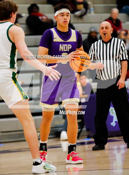 Thumbnail 2 in Bishop Manogue vs. Notre Dame Prep (Torrey Pines Holiday Classic, San Diego, CA) photogallery.