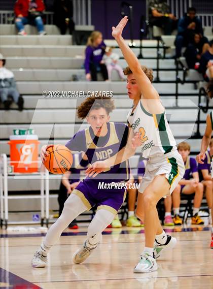 Thumbnail 1 in Bishop Manogue vs. Notre Dame Prep (Torrey Pines Holiday Classic, San Diego, CA) photogallery.