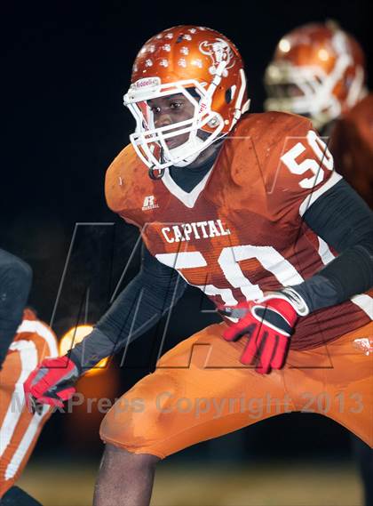 Thumbnail 1 in Capital Prep/Classical Magnet/Achievement First @ Bloomfield (CIAC Class S Quarterfinal) photogallery.