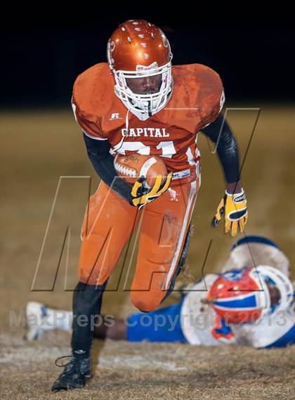Thumbnail 3 in Capital Prep/Classical Magnet/Achievement First @ Bloomfield (CIAC Class S Quarterfinal) photogallery.