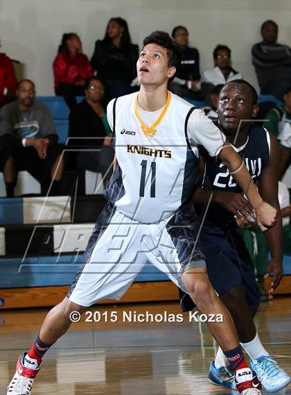Thumbnail 3 in Venice vs. Bishop Montgomery (D1 Bound So Cal Christmas Classic) photogallery.