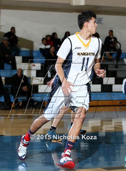 Thumbnail 2 in Venice vs. Bishop Montgomery (D1 Bound So Cal Christmas Classic) photogallery.