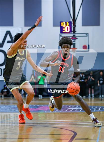 Thumbnail 1 in Southeastern Prep Academy National vs. Columbus (Made Hoops - Miami Tip-Off) photogallery.