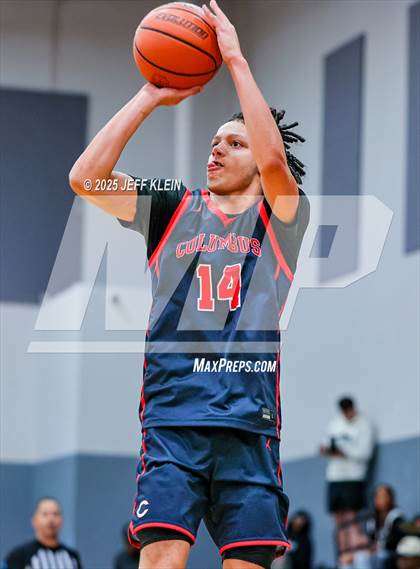Thumbnail 2 in Southeastern Prep Academy National vs. Columbus (Made Hoops - Miami Tip-Off) photogallery.