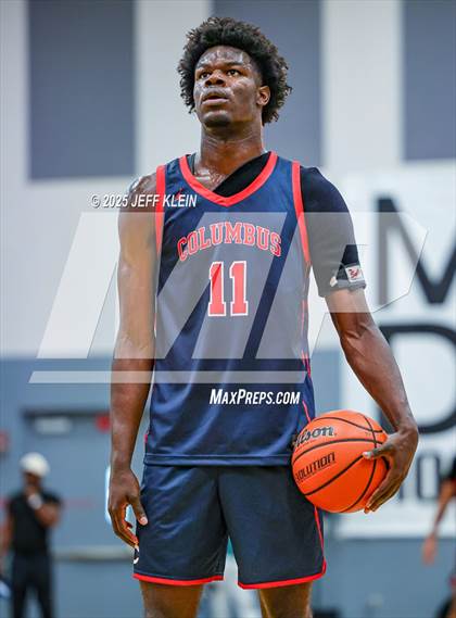 Thumbnail 1 in Southeastern Prep Academy National vs. Columbus (Made Hoops - Miami Tip-Off) photogallery.
